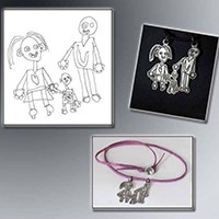 KIDS DRAWING PENDANTS - PRICE ON REQUEST